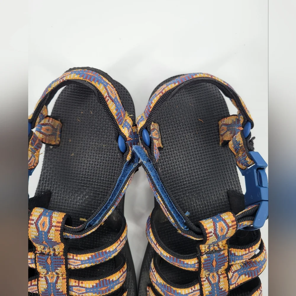 Teva Original Dorado Sandals Size 7 Multicolor Aztec Geometric Print